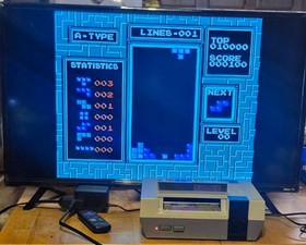 Nintendo NES Console Challenge Set with Tetris