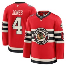 Men's Chicago Blackhawks Seth Jones Fanatics Red 2025 NHL Winter Classic Premium
