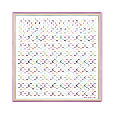 Louis Vuitton Schal LV x TM Monogram Multicolor Square 90 M94967 150676251