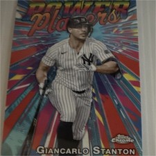 Topps Chrome 2025 Giancarlo Stanton #PP-13 Power Players New York Yankees