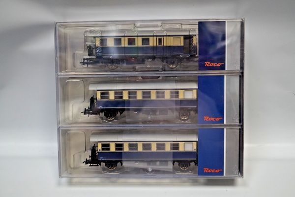 1:87 H0 Roco 74192 Spantenwagen 3 Tlg. Set ÖBB Ep. IV --- Neuwertig In OVP-image