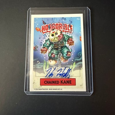 Horrible Kids Chained Kane Autographed Card – Kane Hodder 11/50