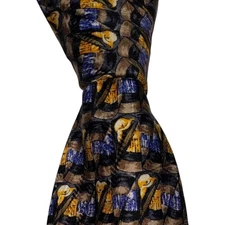 Robert Talbott Best Of Class Silk Necktie Mens Multicolor Designer Tie USA EUC