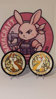 Scratch Aufnäher, Duo Rigolo FDO, Tic Et Tac