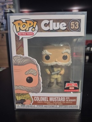 Funko Pop!  Clue - Colonel Mustard  #53- Target Con Exclusive 2021