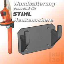 Supporto a parete supporto adatto per tagliasiepi a batteria Stihl HSA 56 + 66
