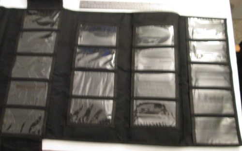Black Spyderco 18 Slot Folding Knife Carrying and Storage Case - Afbeelding 2 van 4