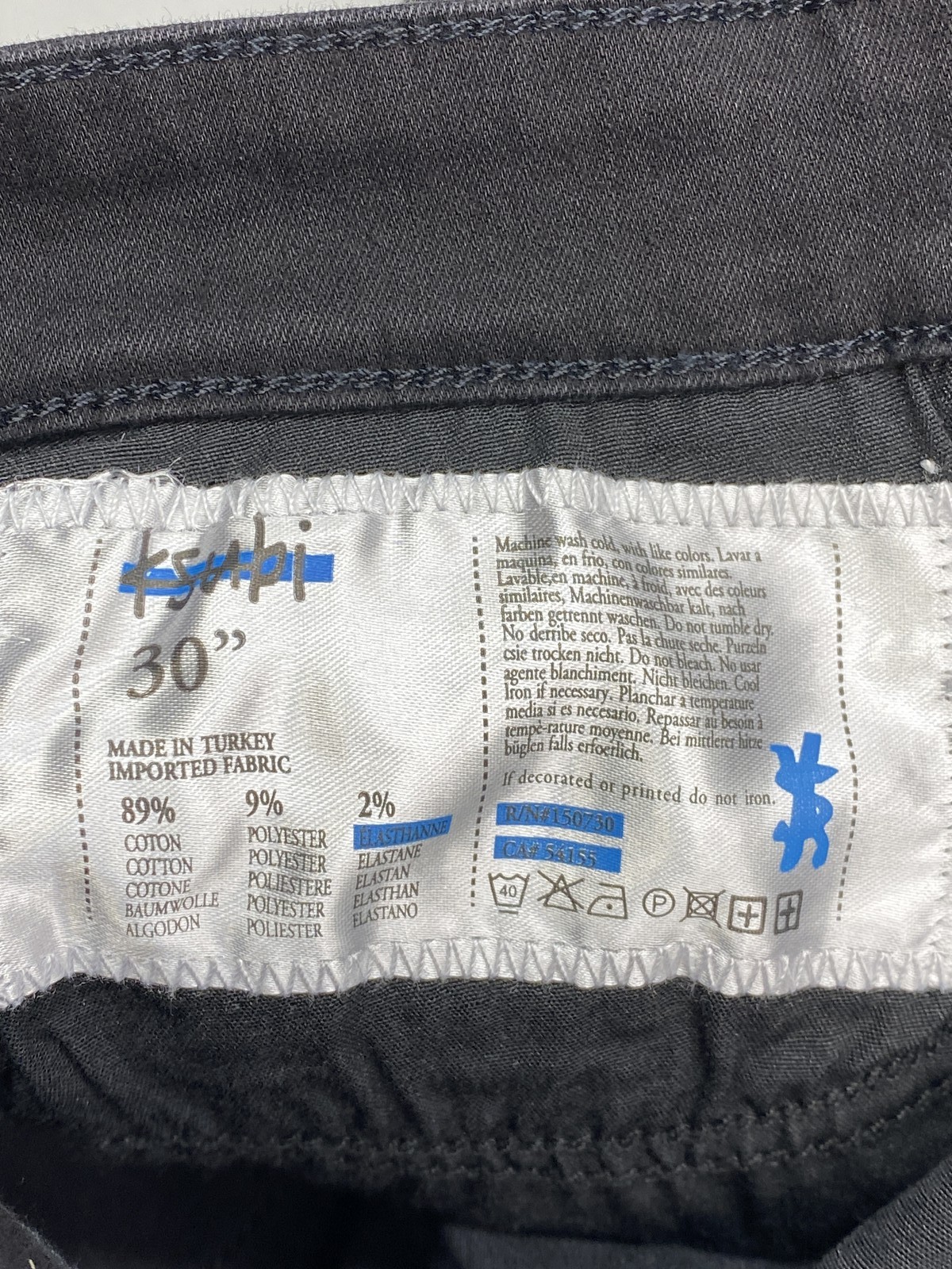 Ksubi Mens Jean Black Size 30 Van Winkle Rebel Mid Rise Skinny Fit Stretch Denim thumbnail 9