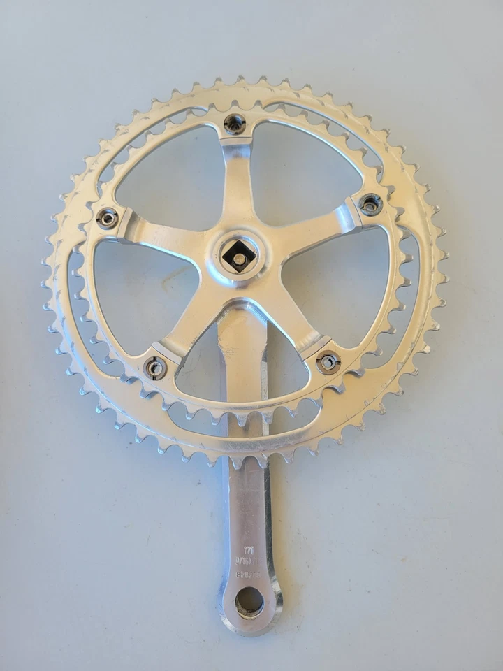 Pédalier Mavic SSC 630  52-42 170mm Axe Carré Team Edition 87-88 - Photo 3/4