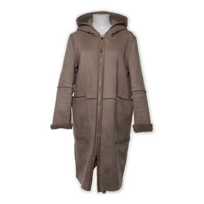 Zara Basic Outerwear, Shearling Jacke, Damen, Größe: M, Beige, Einfarbig #zzB