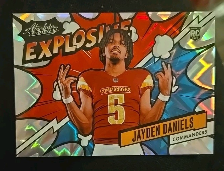 2024 Panini Absolute - Explosive Jayden Daniels #EX-JDS (RC)