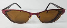 Tory Burch TY 1015 Cat Eye Semi Rimless Sunglasses Maroon Red 16-135 FRAMES ONLY
