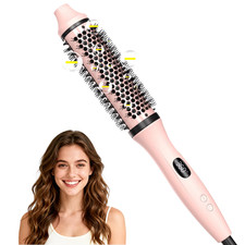 Thermal Brush Blowout Boost 1.5 Inch Heated round Brush for Blowout Look Dual Vo