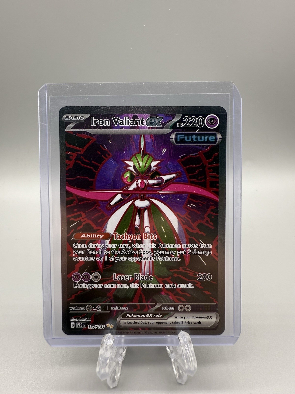 Iron Valiant ex 157/131 | Prismatic Evolutions | SIR | NM/Mint | Pokemon Card