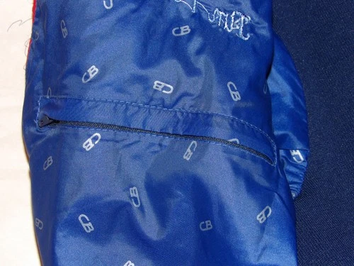 VINTAGE 1985 "McLAREN NORTH AMERICA" EMBROIDERED JACKET! CB SPORTS! RED & NAVY S image 17