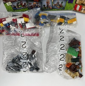 LEGO Minecraft Crafting Box Mojang 21116 Build Your Creation  Few Pieces Missing