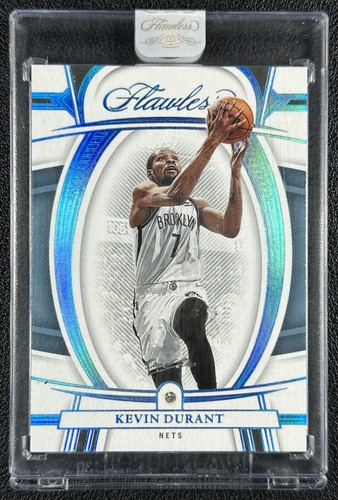 1/1 KEVIN DURANT 2021-22 PANINI FLAWLESS #7 DIAMOND GEM PLATINUM 1/1 NETS
