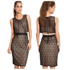 Marc By Marc Jacobs Dahlia Black Lace Romantic Feminine 90’s Grunge Edgy Small