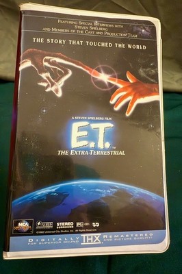 E.T. The Extra-Terrestrial (VHS, 1996, THX Digitally Remastered Edition)