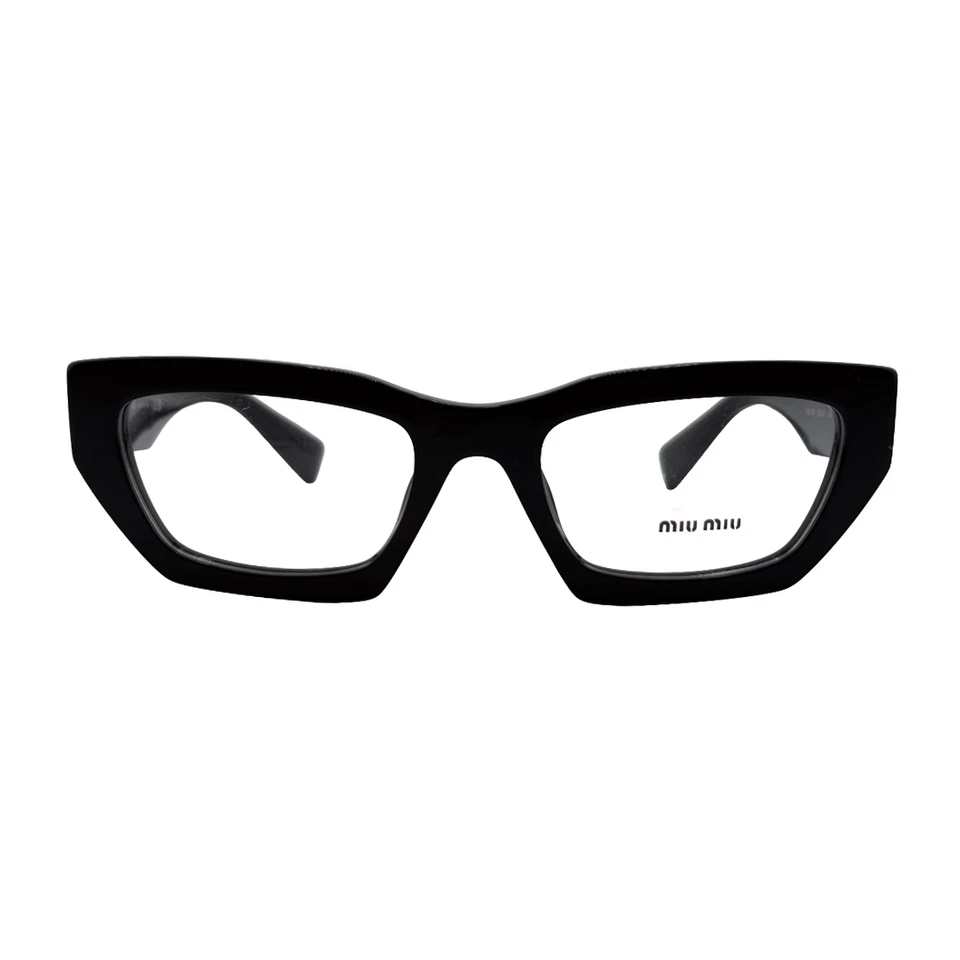 Miu Miu MU 03XV 黑色光学眼镜框 53 毫米 20 毫米 140 毫米 - 1AB-1O1 — 第 2/4 张图片