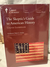 Great Courses: Skeptic's Guide to American History 4 DVDs & Guidebook SEALED