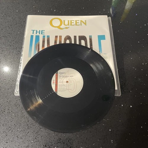 Queen – The Invisible Man 12" Single Vinyl Record FIRST UK Pressing BLACK 1989