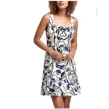 Anthropologie Vanessa Virginia Sleeveless Fit & Flare Floral Dress Size 6 Small