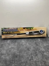 Sharper Image Rainproof BBQ Grill Fork And Thermometer