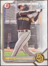 2022 Bowman 1st Edition #BPPF-122 Zayed Salinas Baseball EX