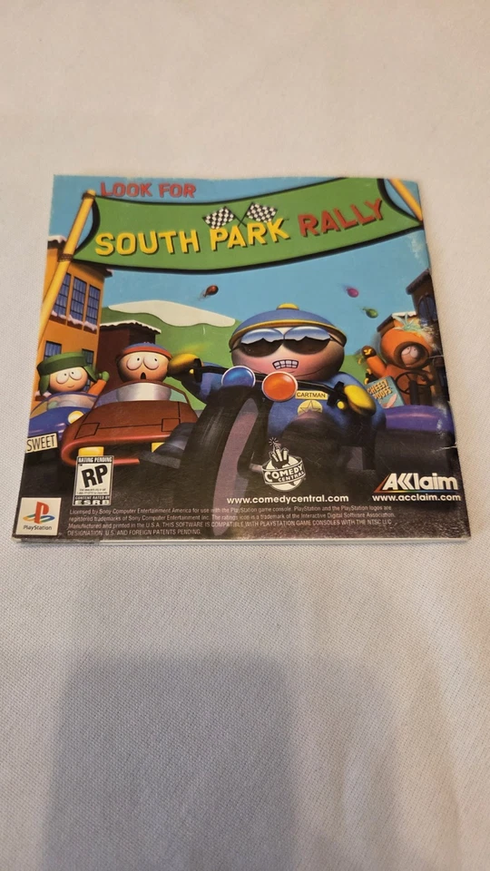 South Park: Chef's Luv Shack (PlayStation, PS1) Manual Only No Game - Image 2 of 3