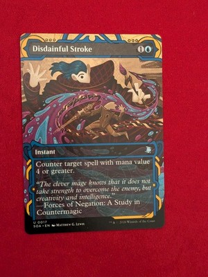 Verächtlicher Strich Fullart U NM Secrets of strixhaven Mystisches Archiv MTG
