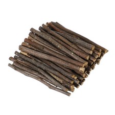 50 Pcs 4inch Wood Log Sticks, 0.2-0.31inch Driftwood for Crafts, Wood