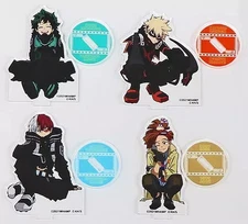 Acrylic stand/acrylic panel [single item] Set of 4 newly drawn acrylic stands