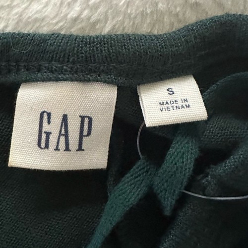 GAP Womens Dress Small Green Knit Long Sleeve Shift Casual Fall Minimalist - Picture 6 of 12