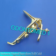 Pederson Vaginal Speculum Full Gold Medium OB/Gynecology Instruments