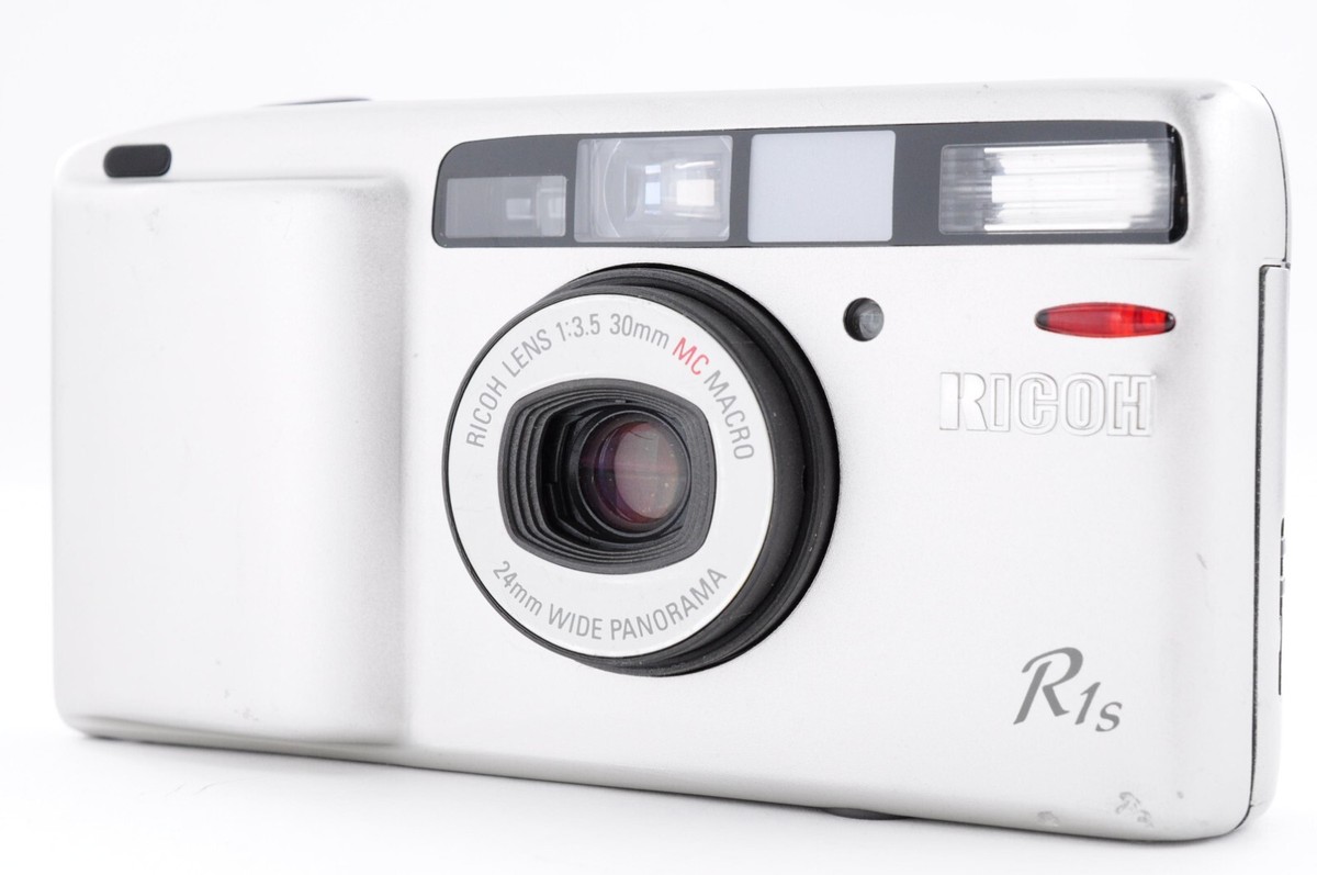 Read!! Ricoh R1s Silver Point & Shoot 35mm Film Camera [EXC+