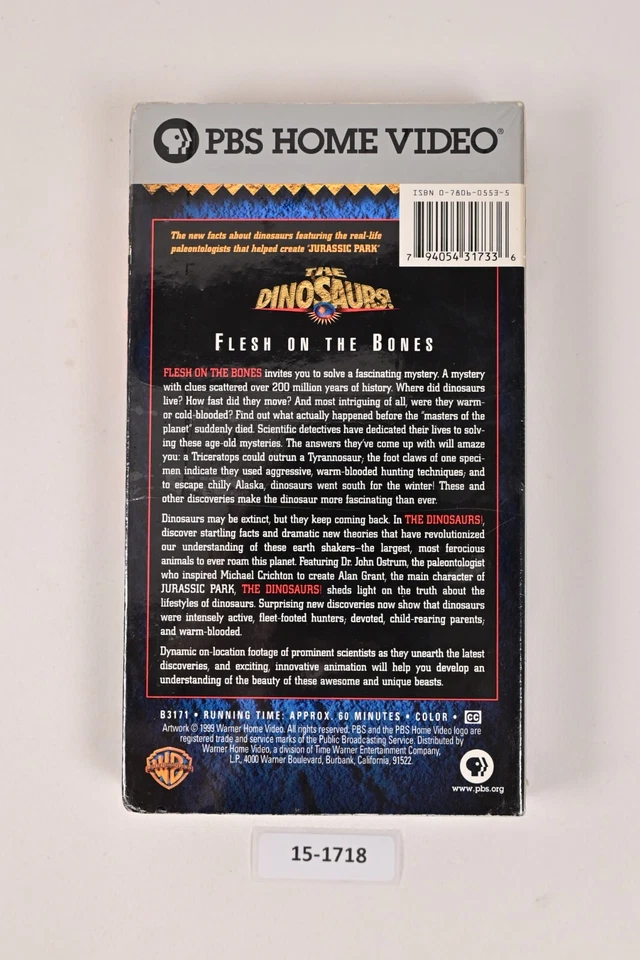 The Dinosaurs! "Flesh on the Bones" PBS Special (VHS 1995) BRAND NEW - SEALED Foto 2 de 2