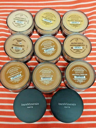 Bare Escentuals bareMinerals SPF15 MATTE Foundation NEW XL 6g 0.21 oz PICK COLOR - 第 2/15 張圖片