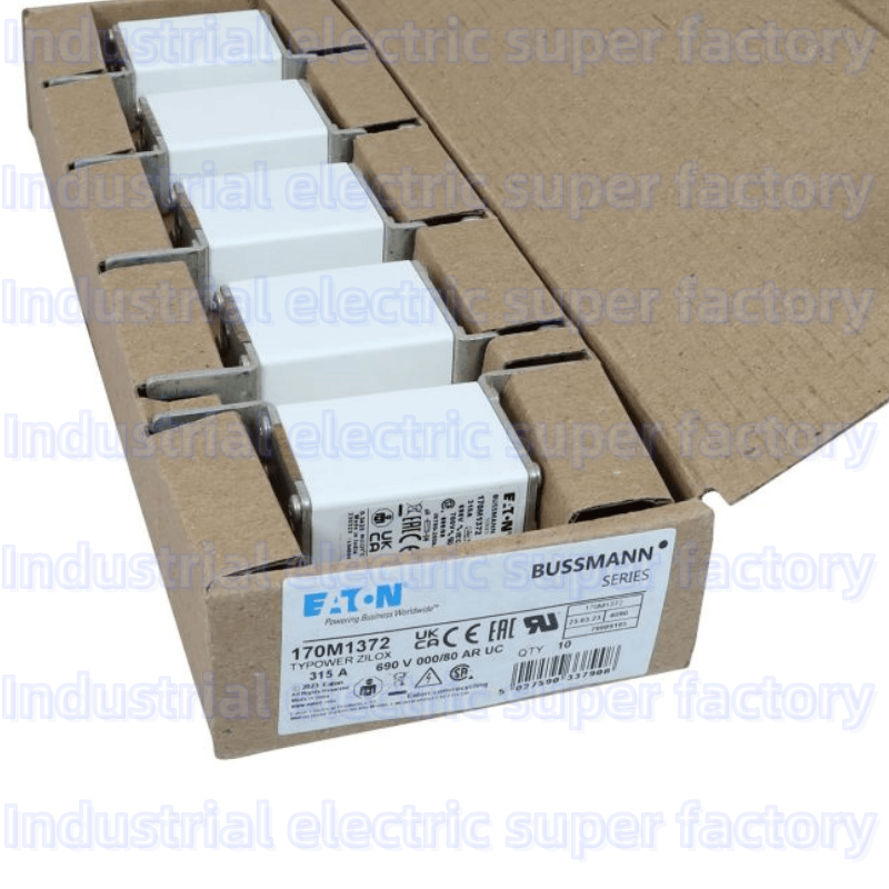 Fusible Eaton Bussmann 170M1372 315A 690V - Haute Vitesse, Carré, Neuf