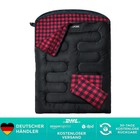 Doppelschlafsack Camping Schlafsack 3 Jahreszeiten Flanell Winddicht