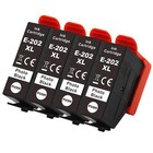 4 Foto Nero XL Cartucce d'inchiostro per Epson Expression Photo XP-6000, XP-6100