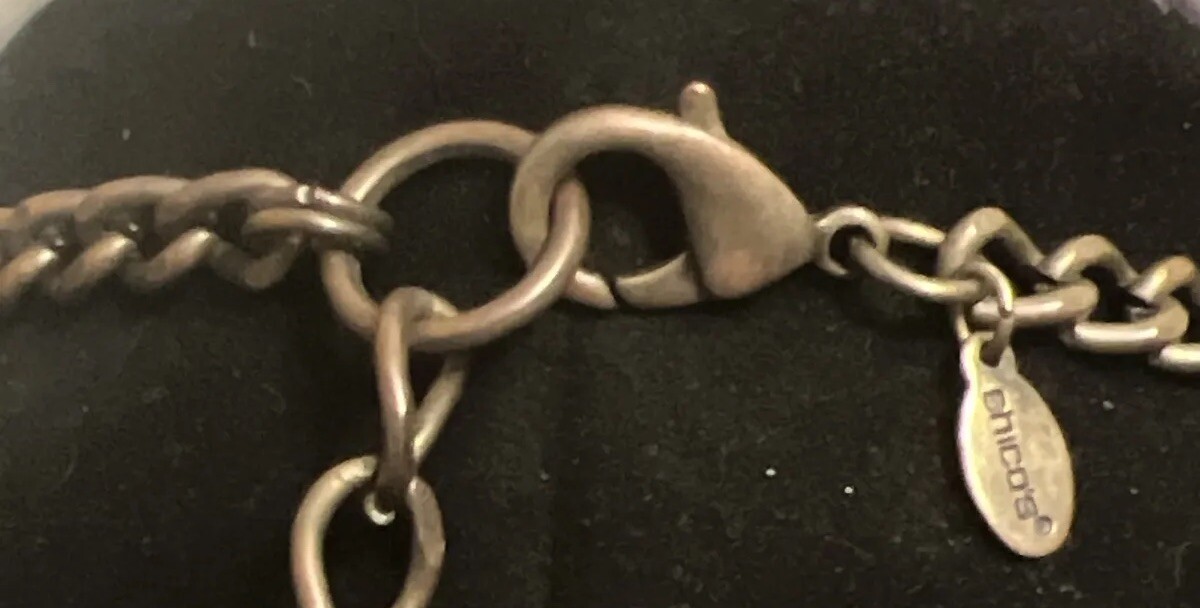 Chicos Brass Multilayer Chains With Hammered Disc… - image 9