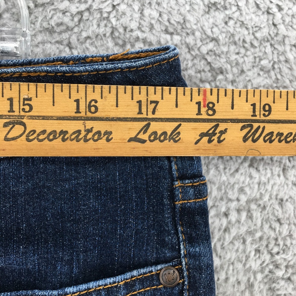 American Eagle Bootcut Jeans Womens 15R Blue Medium Wash Denim Mid