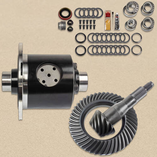 4.10 Ford Ring Gear Specs 4.10 Ring & Pinion Gear Set With Install Kit For Ford 8.8 Rear End - National Drivetrain Rear End Gear Ratio Upgrade