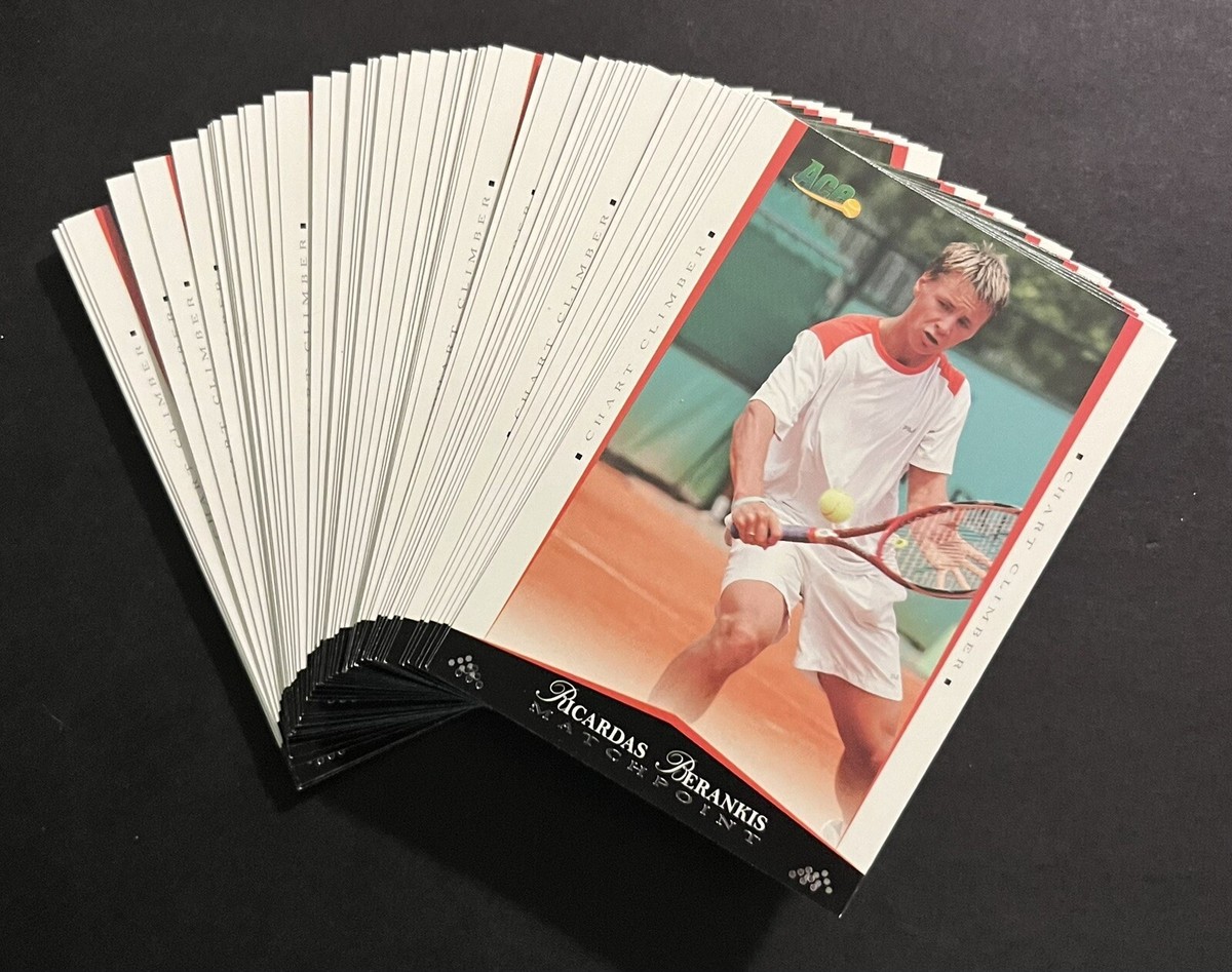 57) 2008 ACE MATCHPOINT RICARDAS BERANKIS ROOKIE RC #27 CHART