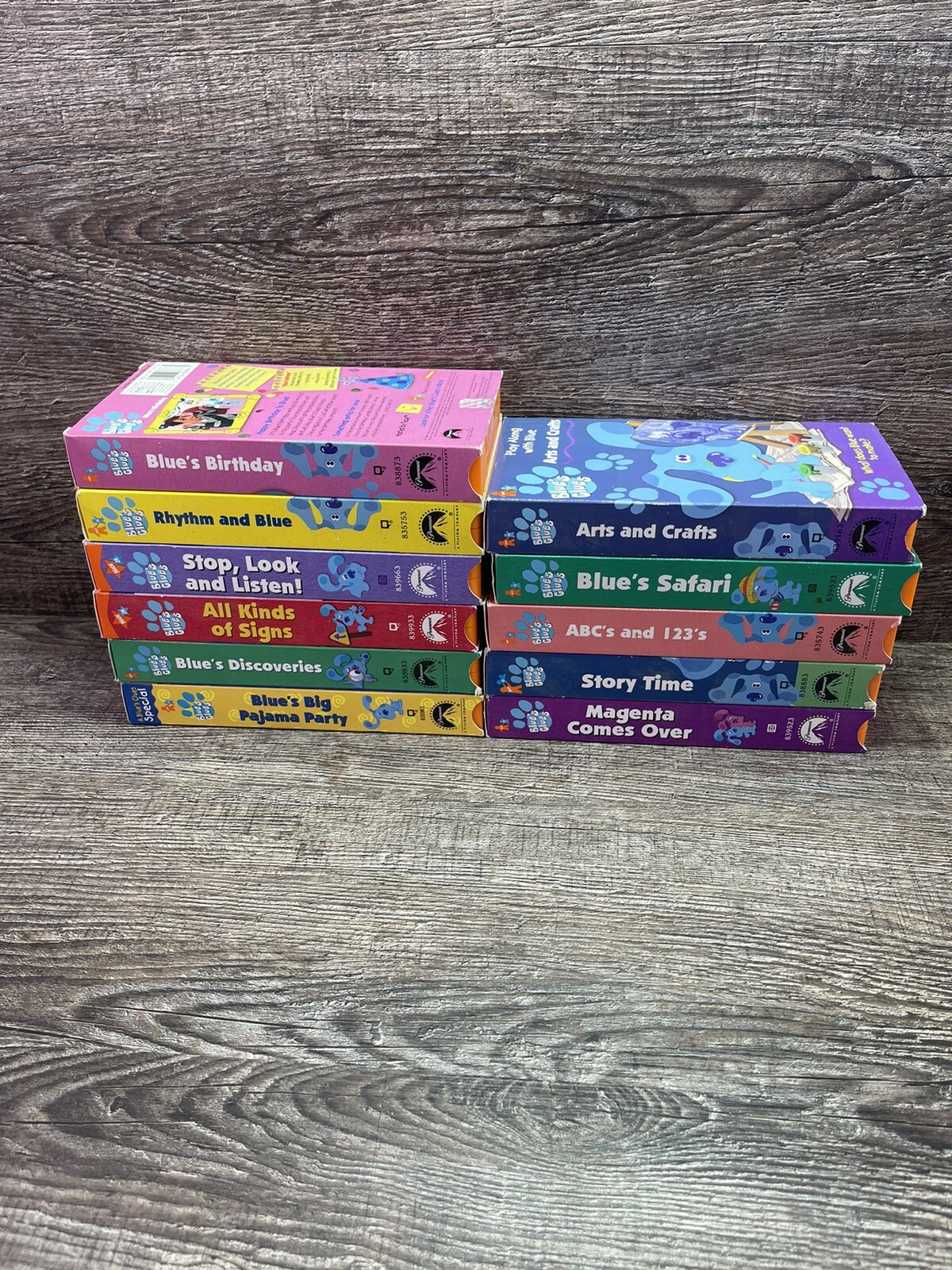 Blues Clues VHS Vintage Nick Jr Nickelodeon Tape (Pick Your Titles