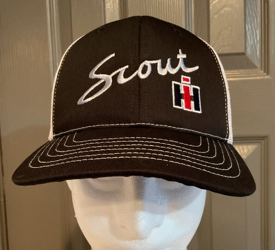 International Harvester Scout Embroidered Trucker Classic Cap Made in USA