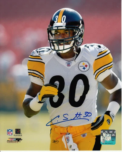 Chad Scott #1  8x10 Signed Photo w/ COA  Pittsburgh Steelers