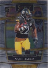 2021 Panini Select Football Najee Harris Concourse Rookie Card #53 Steelers