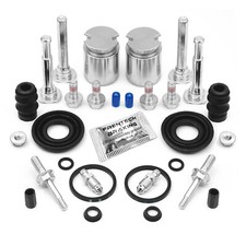 For Vauxhall Corsa D VXR Turbo 2x Rear Brake Caliper Rebuild Repair Kits Guides